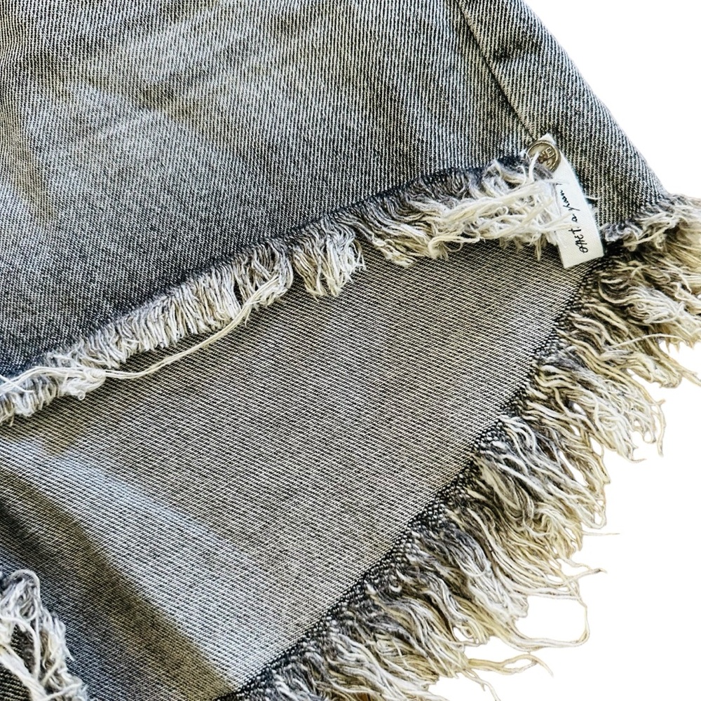 One Teaspoon High Waist Bonita Denim Shorts - Picture 3 of 11